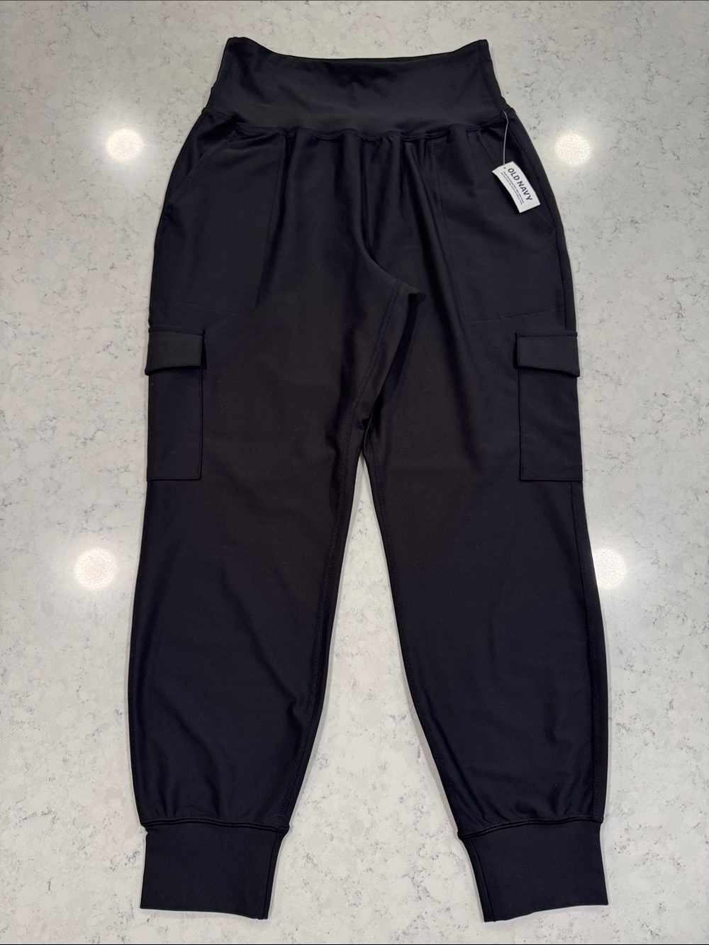 NWT Old Navy Active Powersoft High-Rise Jogger Go-Dry Women's Med Pockets Cargo